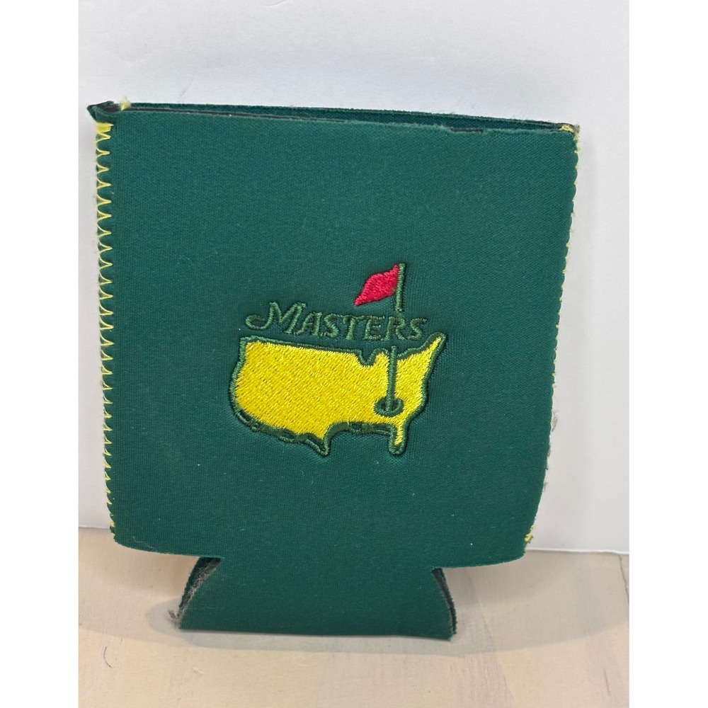 Masters Tournament Green Magnetic Can Cooler Koozie Augusta National Golf Logo